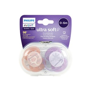 پستانک ارتودنسی 6-0 ماه فیلیپس اونت Philips Avent بسته دو عددی کد SCF085/30