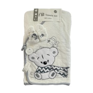 ست حوله نوزاد 5 تکه مادرکر Mothercare طرح خرس