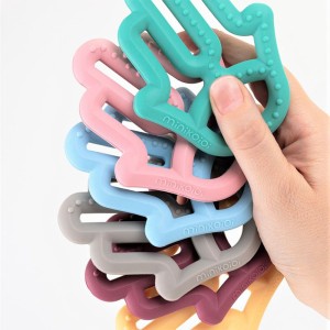 دندان گیر سیلیکونی نوزاد مینیک اوی اوی MinikOiOi طرح دست