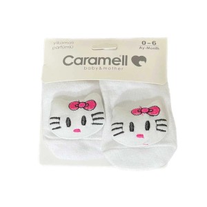 جوراب نوزادی 0-6 ماه کارامل caramell