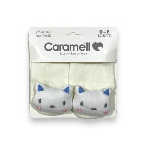 جوراب نوزادی 0-6 ماه کارامل caramell