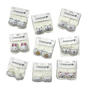 جوراب نوزادی 0-6 ماه کارامل caramell