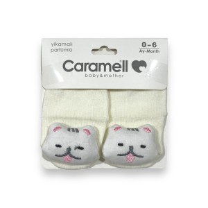 جوراب نوزادی 0-6 ماه کارامل caramell