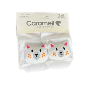 جوراب نوزادی 0-6 ماه کارامل caramell