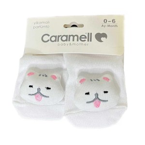 جوراب نوزادی 0-6 ماه کارامل caramell