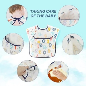 پیشبند آستین حلقه ای کودک