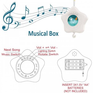 آویز تخت موزیکال هانگر HUANGER کد308