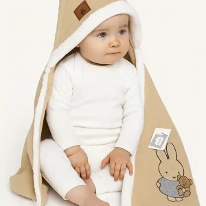 پتو  کلاهدار موسلین نوزادبی بی لایک Baby Like طرح خرگوش