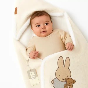 پتو  کلاهدار موسلین نوزادبی بی لایک Baby Like طرح خرگوش