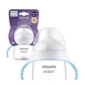 شیشه شیر +6 ماه طلقی دسته دار فیلیپس اونت Philips Avent