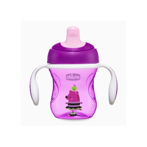 لیوان آبمیوه خوری سوپاپ دار چیکو Chicco حجم 200 میلی لیتر