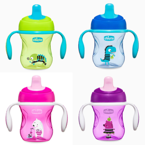 لیوان آبمیوه خوری سوپاپ دار چیکو Chicco حجم 200 میلی لیتر