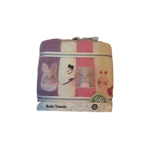 حوله دست و صورت برند لیتل می Little Me بسته 4 عددی