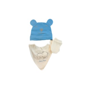 ست لباس بیمارستانی فابو ببه Fabu bebe طرح خرس آبی