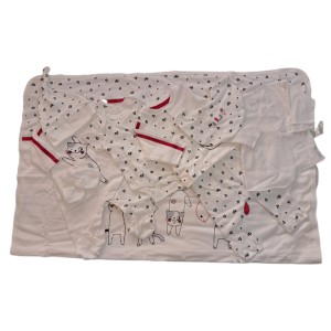 ست لباس بیمارستانی فابو ببه Fabu bebe طرح گربه