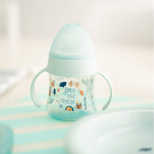 لیوان آبمیوه خوری +4 ماه سواوینکس  Suavinex  طرح سرخ پوست