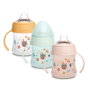 لیوان آبمیوه خوری +4 ماه سواوینکس  Suavinex  طرح سرخ پوست