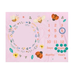 پارچه عکاسی ماهگرد نوزاد الپی کیدز LP kids سایز 120×150 سانتی متر