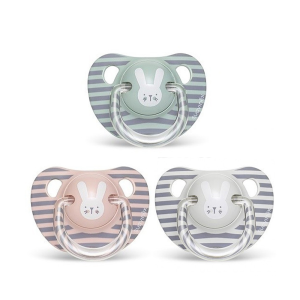 پستانک ارتودنسی6-18 ماه سواوینکس Suavinex طرح خرگوش