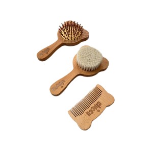 شانه و برس کودک چوبی چیکو Chicco طرح خرس