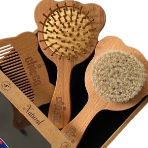 شانه و برس کودک چوبی چیکو Chicco طرح خرس