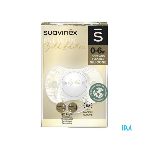 پستانک بادامی  6-0 ماه سواوینکس suavinex مدل گلد