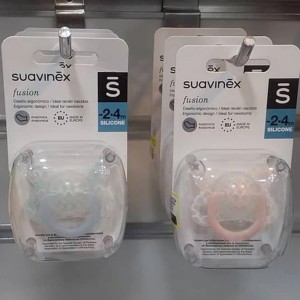 پستانک ارتودنسی 2 تا 4 طرح پولکی سواوینکس suavinex