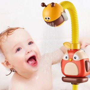 اسباب بازی دوش حمام کودک طرح جغد و زنبور