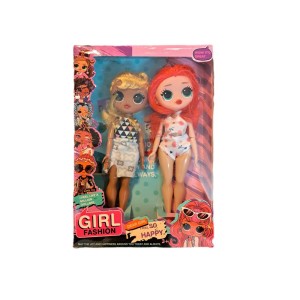 عروسک ال او ال مدل Girl Fashion بسته 2 عددی