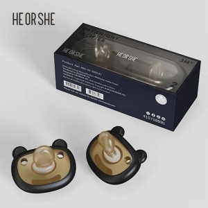پستانک روز و شب  نوزاد هی اور شی  HE OR SHE بسته 2 عددی