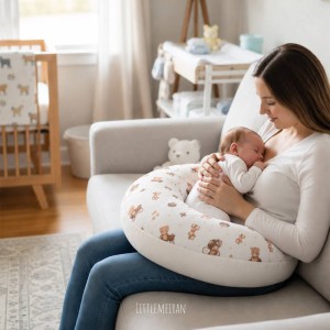بالش طرح دار  C شکل شیردهی  لیتل می littleMe