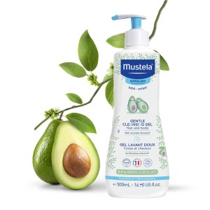 شامپو ژل درمو کلینزینگ سر و بدن موستلا Mustela با عصاره آواکادو 500 میلی لیتر