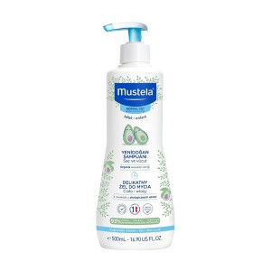 شامپو ژل درمو کلینزینگ سر و بدن موستلا Mustela با عصاره آواکادو 500 میلی لیتر