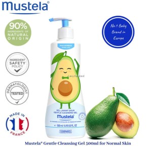 شامپو ژل درمو کلینزینگ سر و بدن موستلا Mustela با عصاره آواکادو 500 میلی لیتر