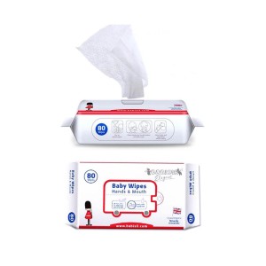 دستمال مرطوب و استریل کننده بی بی سیل Babisil بسته 80 عددی