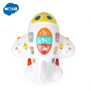 اسباب بازی طرح هواپیما موزیکال هولی تویز  Huile Toys کد 6103