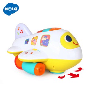 اسباب بازی طرح هواپیما موزیکال هولی تویز  Huile Toys کد 6103