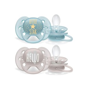 پستانک ارتودنسی  18-6 ماه فیلیپس اونت Philips Avent بسته دو عددی  SCF228/01