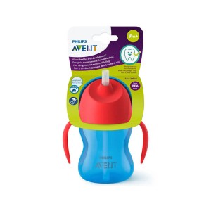 لیوان نی دار 0+ ماه فیلیپس اونت Philips Avent Straw Cup ظرفیت 200 میلی لیتر