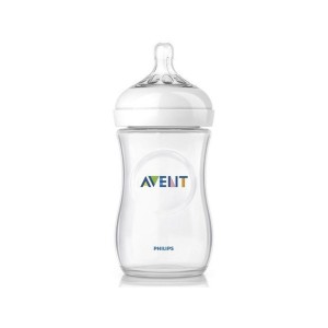 شیشه شیر طلقی 1+ ماه نچرال فیلیپس اونت PHILIPS AVENT ظرفیت 260 میلی لیتر