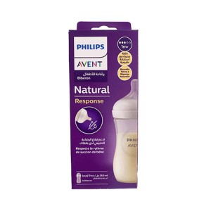 شیشه شیر طلقی 1+ ماه نچرال فیلیپس اونت PHILIPS AVENT ظرفیت 260 میلی لیتر