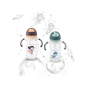 لیوان نی دار +12 ماه کیکابو Kikkaboo ظرفیت 300 میلی لیتر