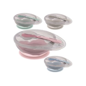 ظرف غذا با قاشق چسبان کیکابو KIKKABOO