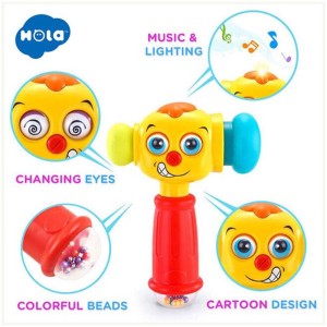 اسباب بازی چکش موزیکال هولی تویز Huile Toys کد 3115