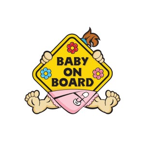 استیکر بیبی آن بورد baby on board