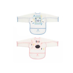 پیشبند مشمایی آستین دار نوزاد کیکابو Kikkaboo