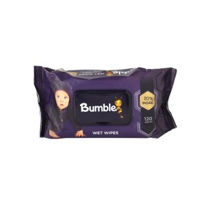 دستمال مرطوب کودک بامبل bumble بسته 120 عددی