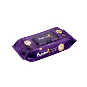 دستمال مرطوب کودک بامبل bumble بسته 120 عددی