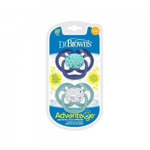 پستانک ارتودنسی 6-18 ماه دکتر براون Dr Browns بسته دو عددی