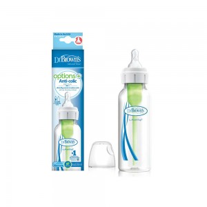 شیشه شیر طلقی +0 ماه دکتر براون Dr Browns ظرفیت 250 میلی لیتر